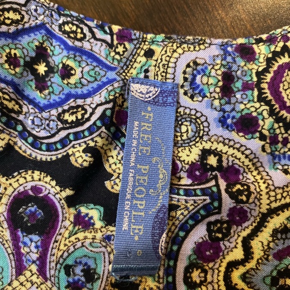 Free People tiers casual paisley dress - Picture 6 of 6